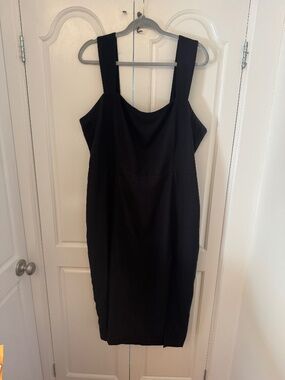 Abercrombie XLT black aline dress